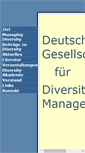 Mobile Screenshot of diversity-gesellschaft.de