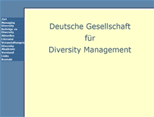 Tablet Screenshot of diversity-gesellschaft.de